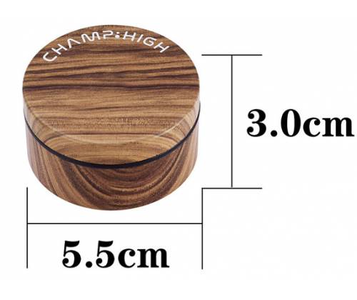 Champ Grinder Τρίφτης Πλαστικός «Wood» 55mm - 2 Parts - Τιμή: 4,70€