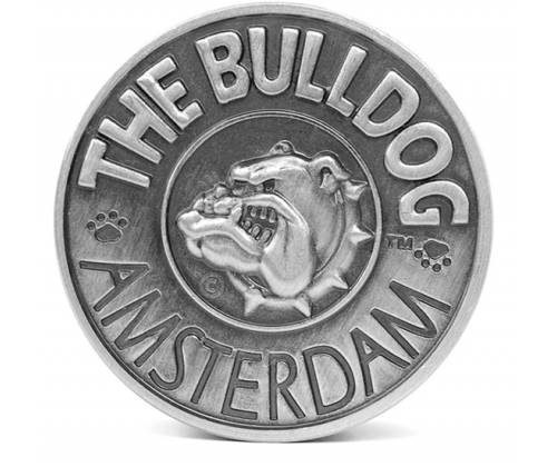 The Bulldog Amsterdam Grinder Μεταλλικό Ασημί 40mm - 2 Parts - Τιμή: 10,00€