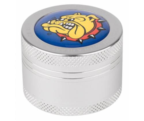 The Bulldog Amsterdam Grinder Μεταλλικό Ασημί 35mm - 3 Parts - Τιμή: 14,00€