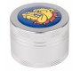 The Bulldog Amsterdam Grinder Μεταλλικό Ασημί 35mm - 3 Parts - Τιμή: 14,00€
