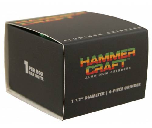 Hammercraft Grinder Rasta 38mm Aluminum - 4 Parts -  Price: 10,90€