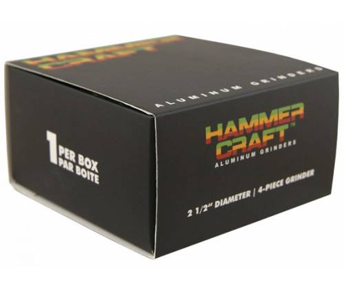Hammercraft Grinder Rasta 63mm Aluminum - 4 Parts -  Price: 16,90€