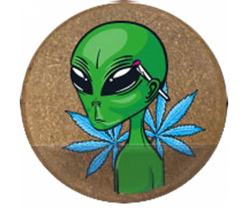 Grinder Τρίφτης Πλαστικός Hemp Alien 60mm - 2 Parts - Τιμή: 3,80€