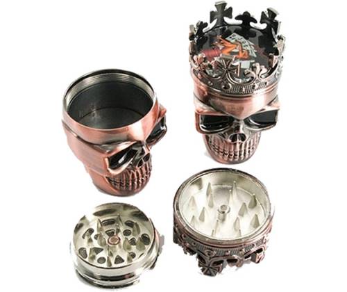 Grinder Τρίφτης King Skull 45mm - 3 Parts - Τιμή: 10,80€