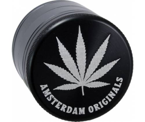 CNC Grinder Aluminum 40mm Amsterdam Leaf - 4 Parts -  Price: 12,50€