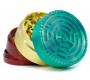 Grinder 53mm Rasta 'Labyrinth' - 4 Parts -  Price: 14,90€