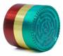 Grinder 53mm Rasta 'Labyrinth' - 4 Parts -  Price: 14,90€