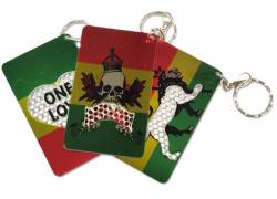Metal Credit Card Grinder Keychain - Small