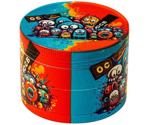 OCB Grinder «Bunt» 43mm - 4 Parts Various Designs. - Price: 16,50€