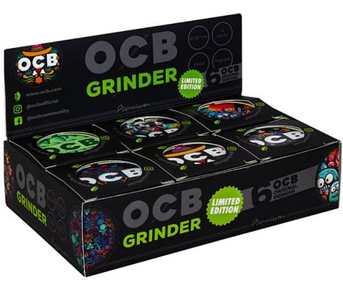 OCB Grinder «Bunt» 43mm - 4 Parts Various Designs. - Price: 16,50€
