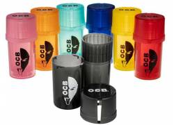 OCB Grinder Τρίφτης Πλαστικός MedTainer 2 σε 1 με Αποθηκευτικό Χώρο - Διάφορα Χρώματα