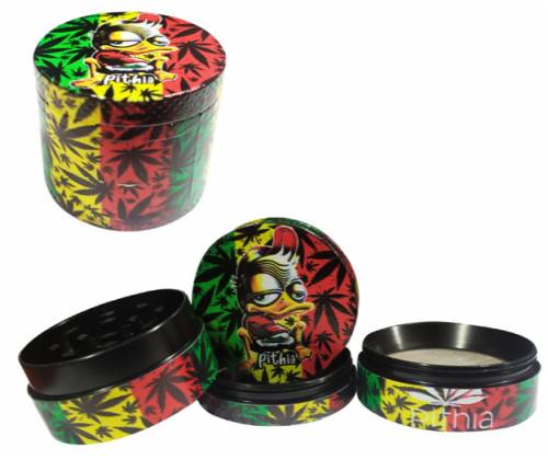 Grinder Pythia Metal Grater 40mm «Bad Huey» - 4 parts -  Price: 9,80€