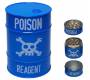 Grinder Metallic Toxic Poison 45mm - Blue 3 Parts -  Price: 5,90€