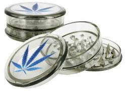 Grinder Τρίφτης Πλαστικός Leaf 60mm - 3 Parts