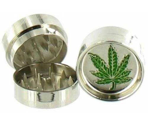 Grinder Metal Leaf 40mm - 2 Parts -  Price: 2,60€