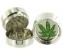 Grinder Metal Leaf 40mm - 2 Parts -  Price: 2,60€
