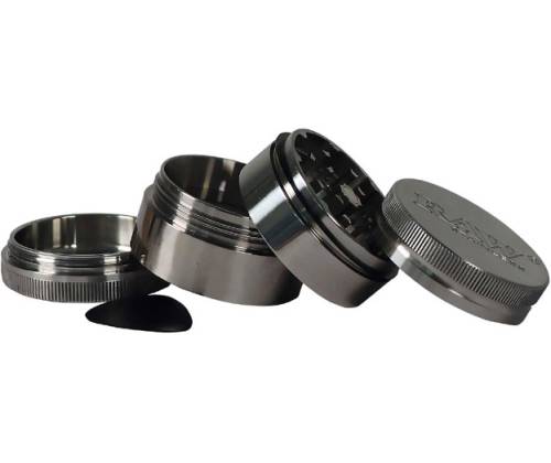 RAW Stainless Steel Grinder Stainless Steel 50mm - 4 Part - Price: 59,50€