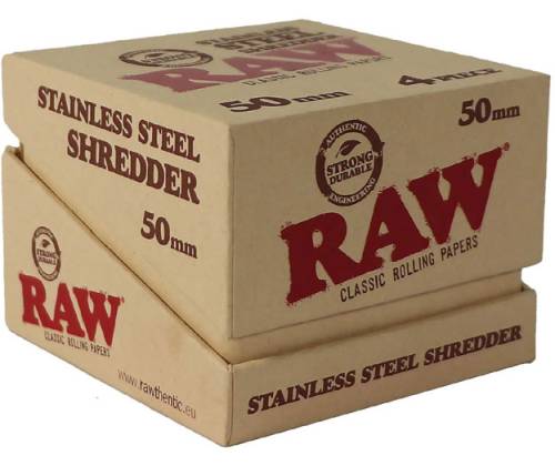 RAW Stainless Steel Grinder Stainless Steel 50mm - 4 Part - Price: 59,50€