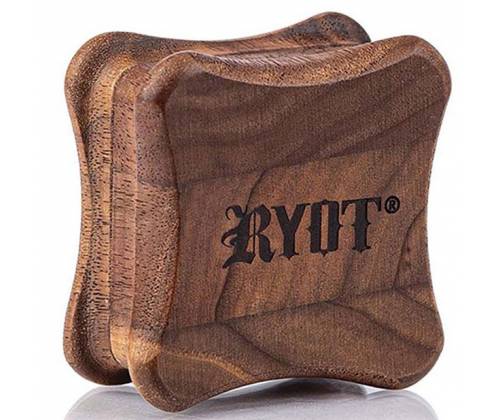 Ryot  Grinder Τρίφτης Ξύλινο 1905 Fly Walnut 44mm - 2 Parts - Τιμή: 19,90€