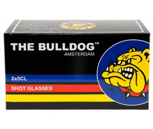 The Bulldog Amsterdam Shot Glass Set 2pcs -  Price: 5,00€