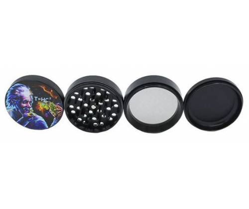 V-Syndicate Grinder Einstein T-HC2 Black Hole 50mm Aluminum - 4 Parts -  Price: 16,90€
