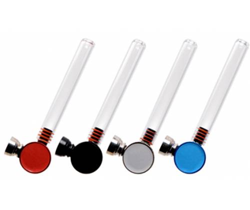 Atomic Pipe Glass with Tobacco Grinder -  Price: 6,00€