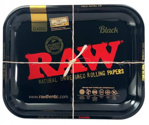 Raw Rolling Tray Tray Black Large (27x33cm) -  Price: 10,60€