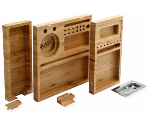 Raw Bambo Triple Flip Rolling Tray Tray (50x26,5cm) -  Price: 65,00€