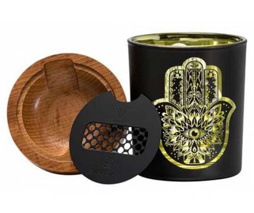 V-Syndicate SmartStash - Storage Container with Grinder and Case (Medium) 70mm - Hamsa Yellow -  Price: 29,90€