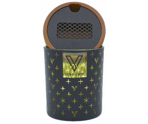 V-Syndicate SmartStash - Δοχείο Αποθήκευσης με Grinder και Θήκη (Small) 60mm - High End Yellow - Τιμή: 26,90€