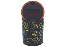 V-Syndicate SmartStash - Δοχείο Αποθήκευσης με Grinder και Θήκη (Small) 60mm - THC Yellow