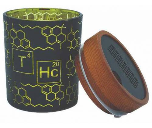 V-Syndicate SmartStash - Δοχείο Αποθήκευσης με Grinder και Θήκη (Small) 60mm - THC Yellow - Τιμή: 26,90€