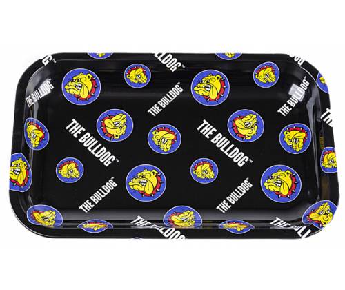 The Bulldog Rolling Tray Δίσκος Pattern Μαύρος Small (17x27cm) - Τιμή: 4,50€