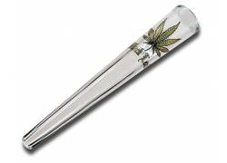 Κώνος Γυάλινος Glass Chillum Διάφανος - 230mm