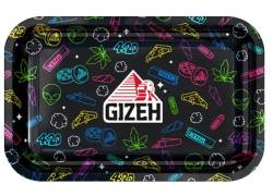 Gizeh Rolling Tray Δίσκος Comic Edition Μαύρο - Small (27x17cm)