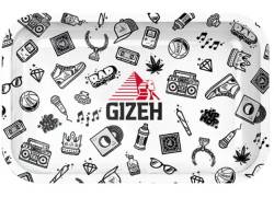 Gizeh Rolling Tray Δίσκος Comic Edition Λευκό - Small (27x17cm)