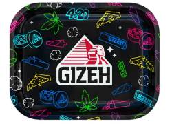 Gizeh Rolling Tray Δίσκος Comic Edition Μαύρο - Mini (18x14cm)