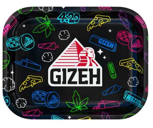 Gizeh Rolling Tray Δίσκος Comic Edition Μαύρο - Mini (18x14cm) - Τιμή: 6,70€