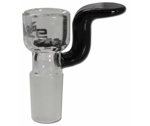 Γυάλινο Bowl για Bong με Λαβή και Γυάλινη Σίτα - Μαύρο SG14 - Τιμή: 9,30€