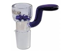 Γυάλινο Bowl για Bong με Λαβή και Γυάλινη Σίτα - Μπλε SG18