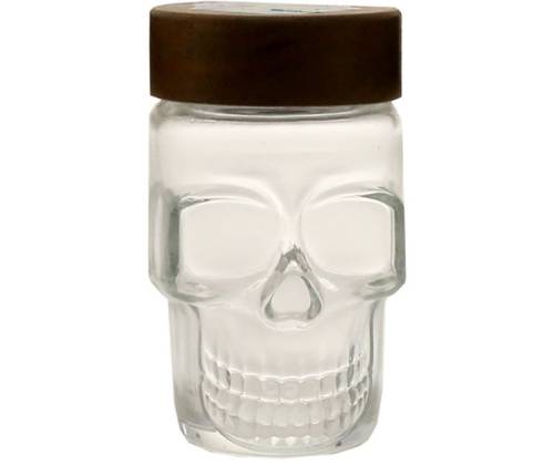 Γυάλινο Βάζο Skull Με Πλαστικό Καπάκι Σχέδιο Alien - Αεροστεγές Κλείσιμο 55mm - Τιμή: 5,90€