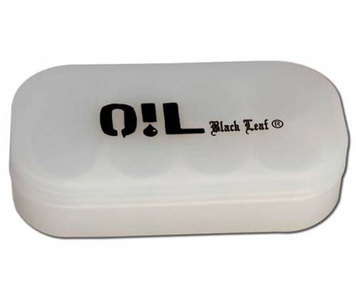 Θήκη Σιλικόνης Black Leaf Oil Jar με 7 Θέσεις Αποθήκευσης - 6x4ml & 1x10ml - Τιμή: 7,40€