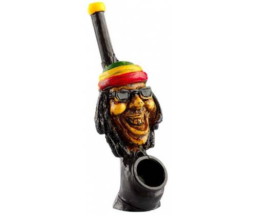 Πίπα Amsterdam | Rasta Man Pipe - 12cm - Τιμή: 13,90€