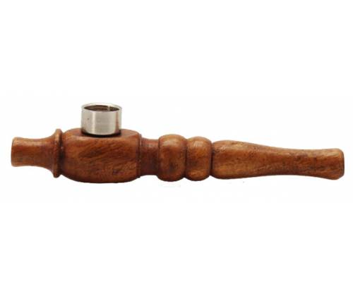 Ξύλινη Πίπα Hemp Καφέ 2 Rings - 11cm - Τιμή: 3,70€