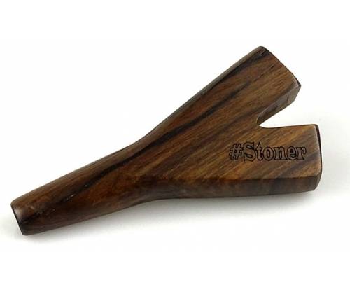 Double Hole V2 - Wooden Pipe for 2 Cigarettes -  Price: 9,90€