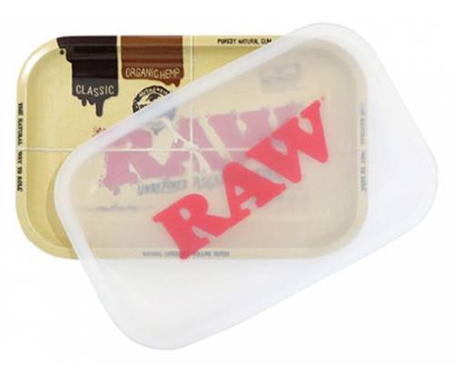 Raw Rolling Tray Δίσκος Small & Cover Κάλυμμα Σιλικόνης (17x27cm) - Τιμή: 9,80€
