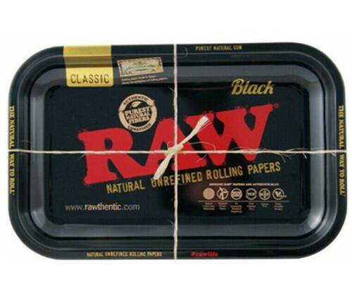 Raw Rolling Tray Δίσκος Small Black (17x27cm) - Τιμή: 7,50€