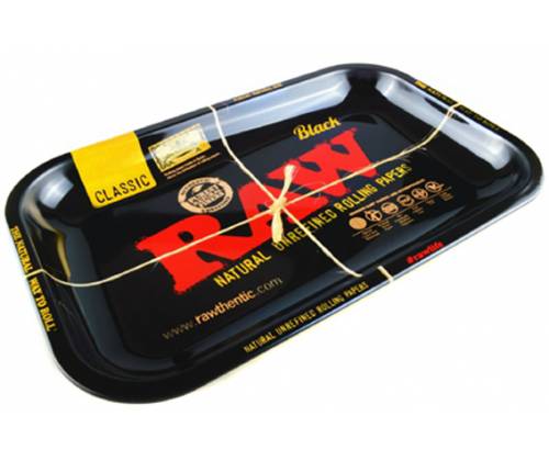 Raw Rolling Tray Δίσκος Small Black (17x27cm) - Τιμή: 7,50€