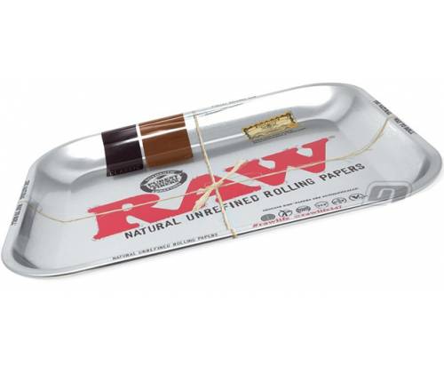 Raw Rolling Tray Tray Metallic Silver Large (27x33cm) -  Price: 10,90€
