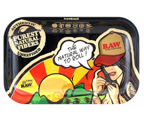 Raw Rolling Tray Brazil Δίσκος Small (17x27cm) - Τιμή: 7,50€